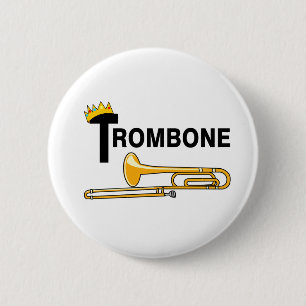 Bóton Redondo 5.08cm Trombone Real