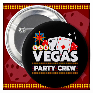 Bóton Redondo 5.08cm Tropa de Las Vegas Tripulação de Las Vegas Las Veg