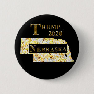 BÓTON REDONDO 5.08CM TRUMP 2020 NEBRASKA