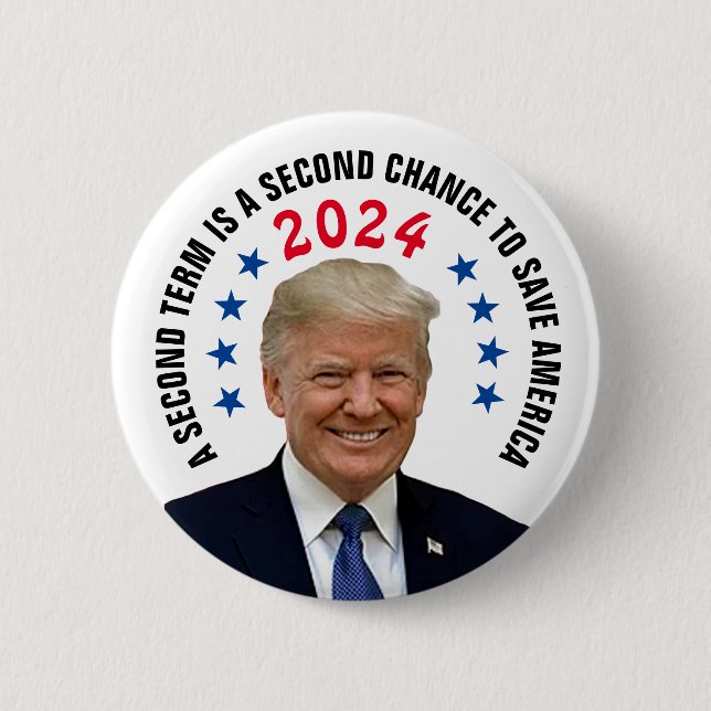 BÓTON REDONDO 5.08CM TRUMP 2024 (Frente)
