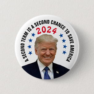 BÓTON REDONDO 5.08CM TRUMP 2024