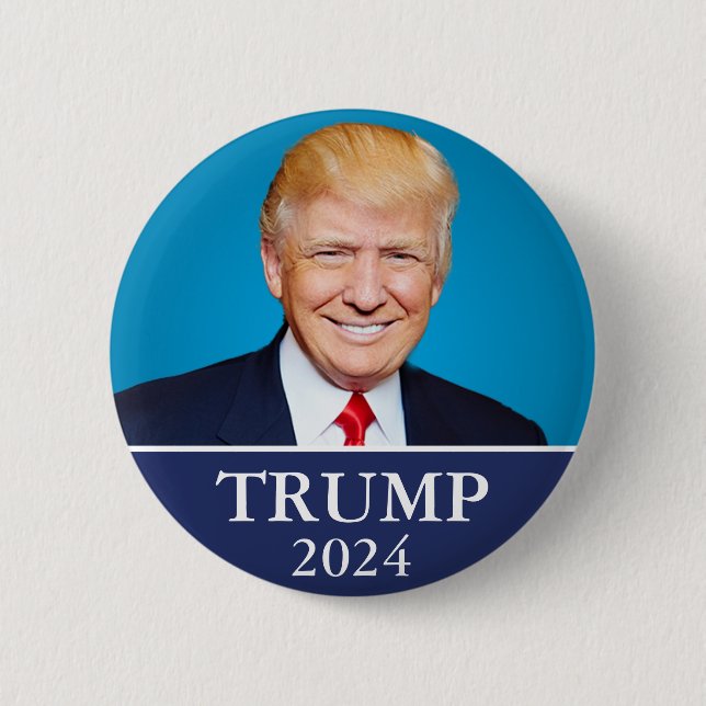 Bóton Redondo 5.08cm Trump 2024 (Frente)