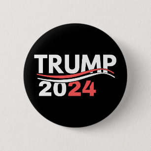 Bóton Redondo 5.08cm Trump 2024