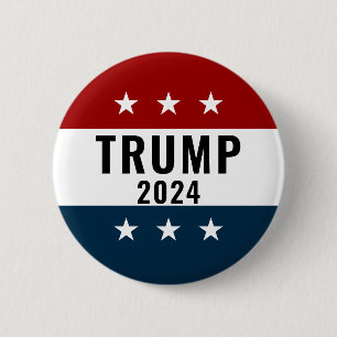 Bóton Redondo 5.08cm Trump 2024 Pinback