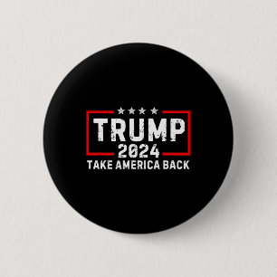 Bóton Redondo 5.08cm Trump 2024 Retome A Eleição Americana - O Retorno