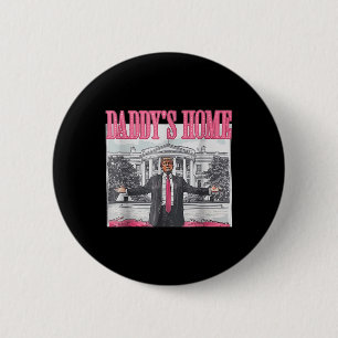 Bóton Redondo 5.08cm Trump 2024 Trump Pin de Trump na América Back Dadd