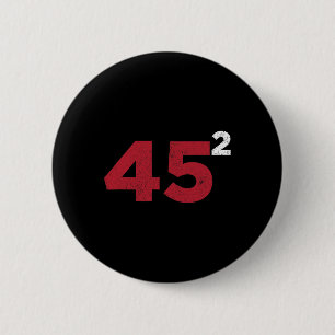 Bóton Redondo 5.08cm Trump 45 Quadrado Dois Termos 2020 Presente para R