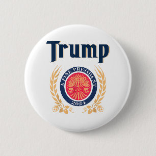 Bóton Redondo 5.08cm Trump A Fine Presidente 2024