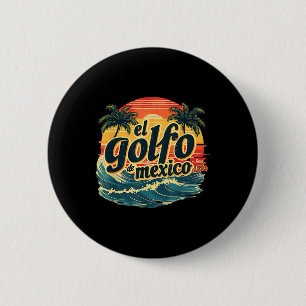 Bóton Redondo 5.08cm Trump Américas Golfo México El Golfo do México