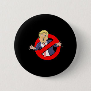 Bóton Redondo 5.08cm Trump Busters Resiste à Camisa