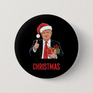 Bóton Redondo 5.08cm Trump Conseguiu O Que Eu Queria No Natal Engraçado