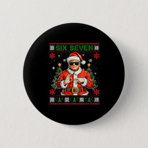 Bóton Redondo 5.08cm Trump Diz 67 Meme Seis Sete Engraçado Natal Feio 
