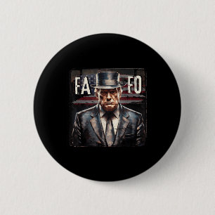 Bóton Redondo 5.08cm Trump Fafo F Por Volta Descubra O Sinalizador Dos