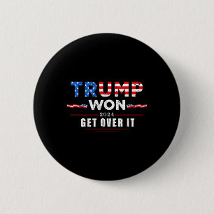 Bóton Redondo 5.08cm Trump Ganhou Supere Isso 2025 2