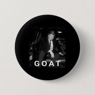 Bóton Redondo 5.08cm Trump Goat Republican Gift Trump 2024