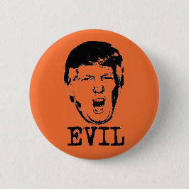 Bóton Redondo 5.08cm Trump is Evil