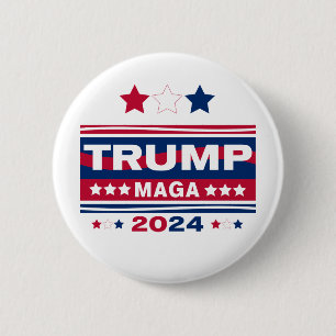 BÓTON REDONDO 5.08CM TRUMP~MAGA~2024