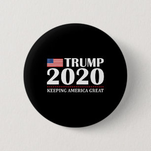 Bóton Redondo 5.08cm Trump Mantendo a América Grande- Engraçado Trump 