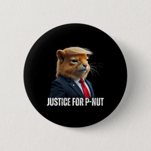 Bóton Redondo 5.08cm Trump Para Esquilo P-nut Justiça Para Amendoim Tr