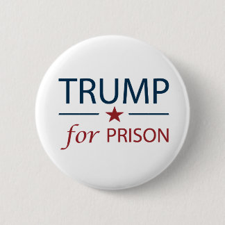 Bóton Redondo 5.08cm Trump Para Prisão Anti Trump Slogan Político Chant