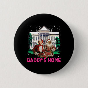 Bóton Redondo 5.08cm Trump Pink 2024 Leve o Pai americano Ck para casa
