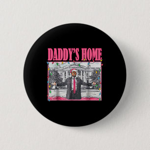 Bóton Redondo 5.08cm Trump Pink 2024 Leve o Pai americano Ck para casa