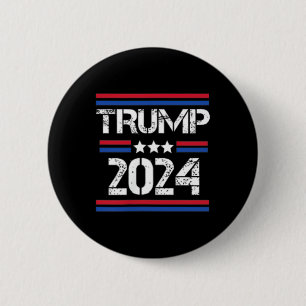 Bóton Redondo 5.08cm Trump Prender Este Dois Lados