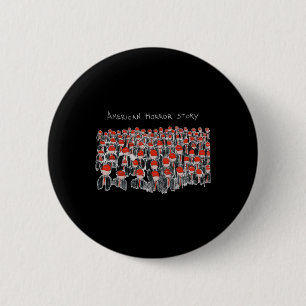 Bóton Redondo 5.08cm Trump Presidente Bandeira EUA Halloween História d