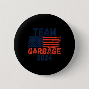 Bóton Redondo 5.08cm Trump Que Fizemos, A Equipe Garbage Trump Ganhou N