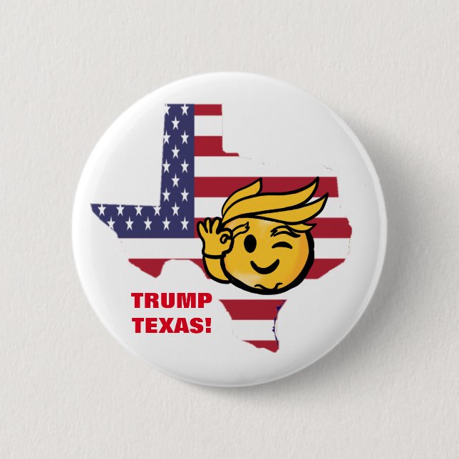 BÓTON REDONDO 5.08CM TRUMP TEXAS (Frente)