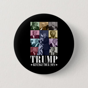 Bóton Redondo 5.08cm Trump The Revenge Tour 2024 Engraçado