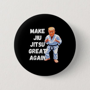 Bóton Redondo 5.08cm Trump Torne Excelente Jiu-jitsu Novamente Bjj