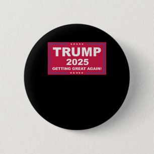 Bóton Redondo 5.08cm Trump Vance 2025 - Excelente Novamente ()