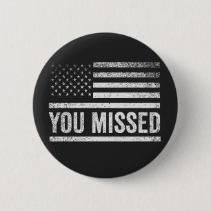 Bóton Redondo 5.08cm Trump Vance Election Feia Christmas Sweater