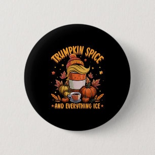 Bóton Redondo 5.08cm Trumpkin Sce E Tudo Gelo Liberal Cai Hallo