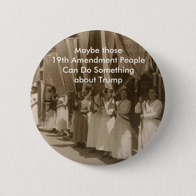 Bóton Redondo 5.08cm Trunfo e 19a alteração (Frente)