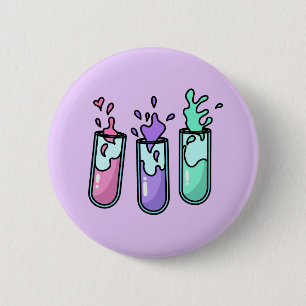 Bóton Redondo 5.08cm Tubos De Ensaio Turbulentos