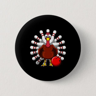 Bóton Redondo 5.08cm Turcas Jogadores De Boliche Caiem Vibes Thanksgi