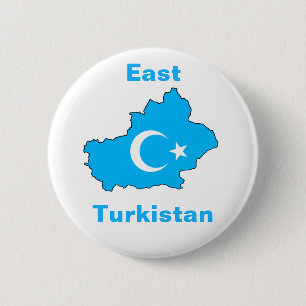 Bóton Redondo 5.08cm Turkistan do leste