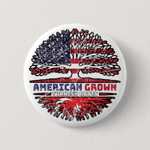 Bóton Redondo 5.08cm Turquia Turca EUA EUA EUA EUA Estados Unidos