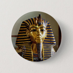Bóton Redondo 5.08cm Tutankhamun - Máscara de enterro