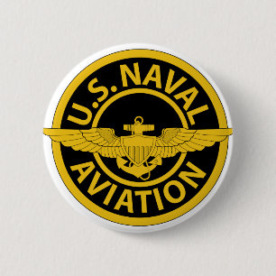 Bóton Redondo 5.08cm U.S. Aviação naval - 2