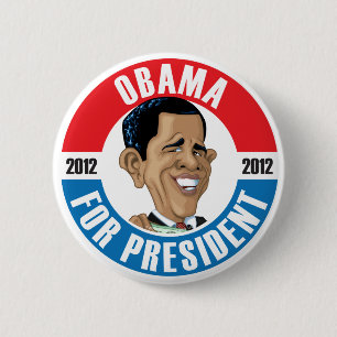 Bóton Redondo 5.08cm U.S. Presidentes Campanha Botão: #44 Obama