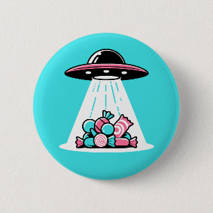Bóton Redondo 5.08cm UFO Candy
