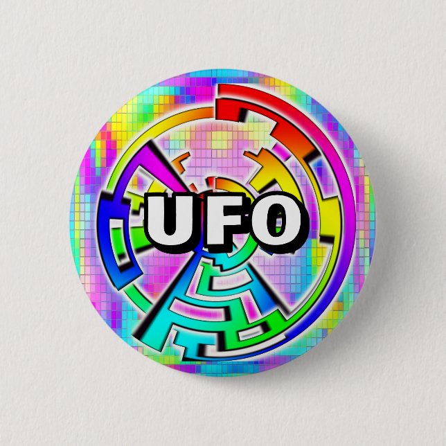 Bóton Redondo 5.08cm UFO (you may change the words) (Frente)
