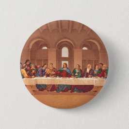 Bóton Redondo 5.08cm Última Ceia de Jesus Cristo