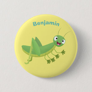 Bóton Redondo 5.08cm Um desenho animado verde-giro