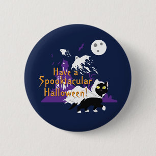 Bóton Redondo 5.08cm Um Halloween Spooktacular