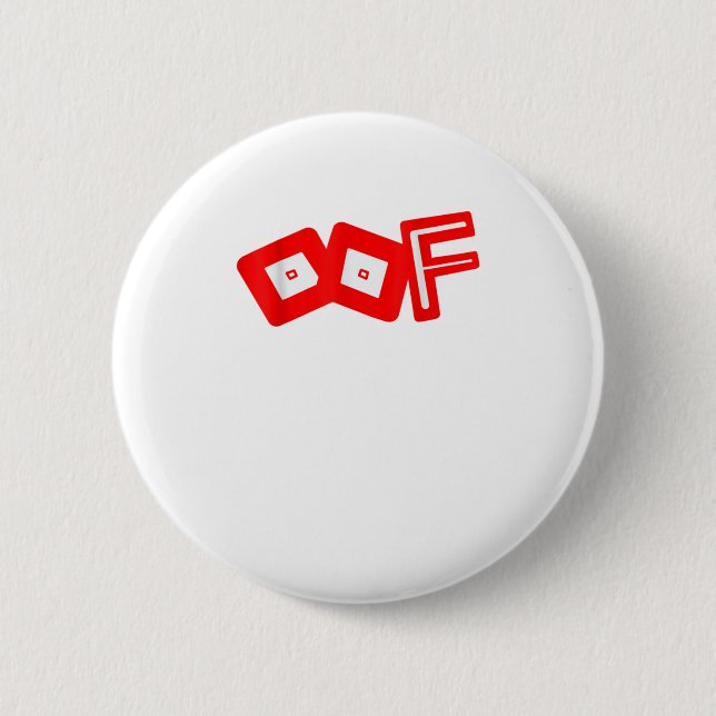Bóton Redondo 5.08cm Um jogador engraçado ou noob durante todo o dia (Frente)