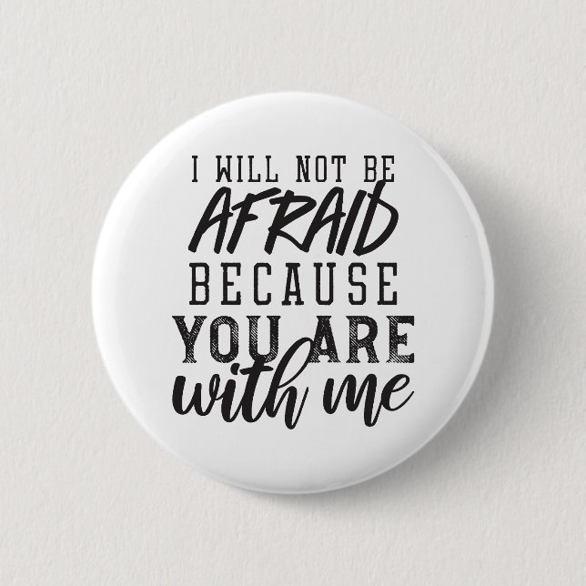 Bóton Redondo 5.08cm Um lembrete baseado na fé: confiança no Senhor (Frente)